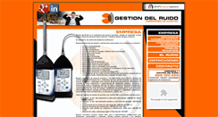 Desktop Screenshot of gestiondelruido.com